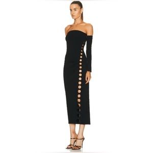 Cult Gaia Capri Eyelet Maxi Dress